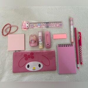My Melody School Supplies